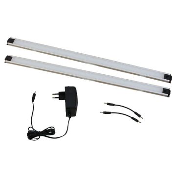 Kraftmeister set de 2 lampes LED blanches Standard