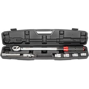 George Tools jeu de clé dynamométrique 7 pièces 1/2" - 40 à 220 Nm