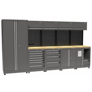 Kraftmeister Premium mobilier d'atelier Brantford chêne gris