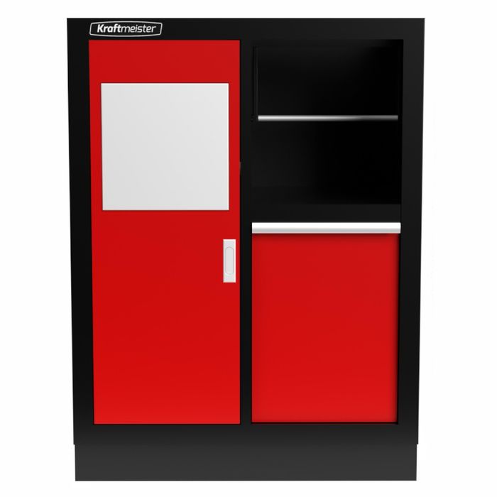 Porte-Rouleau Rouge Essuie-Tout - Support De Cuisine En Plastique 100% Recyclable, Lavable Au Lave-Vaisselle