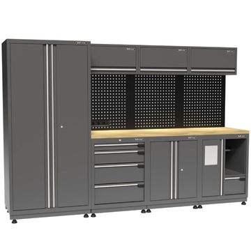 Kraftmeister Premium mobilier d'atelier Windsor chêne gris