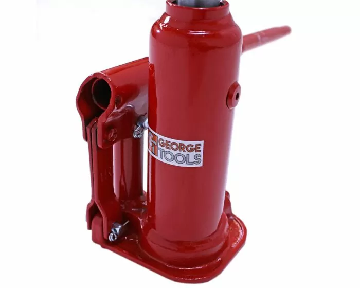 Cric bouteille hydraulique 2 tonnes rouge - George Tools