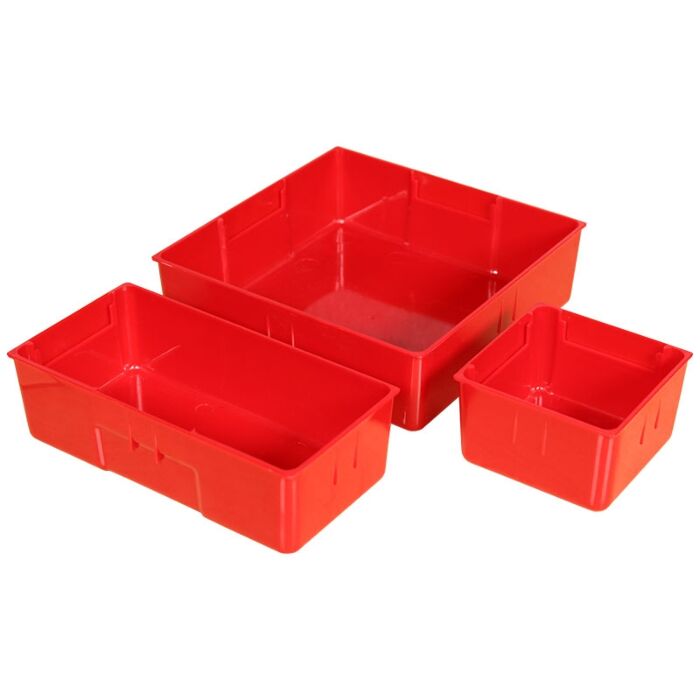 Kraftmeister diviseur de tiroir 17 compartiments rouge