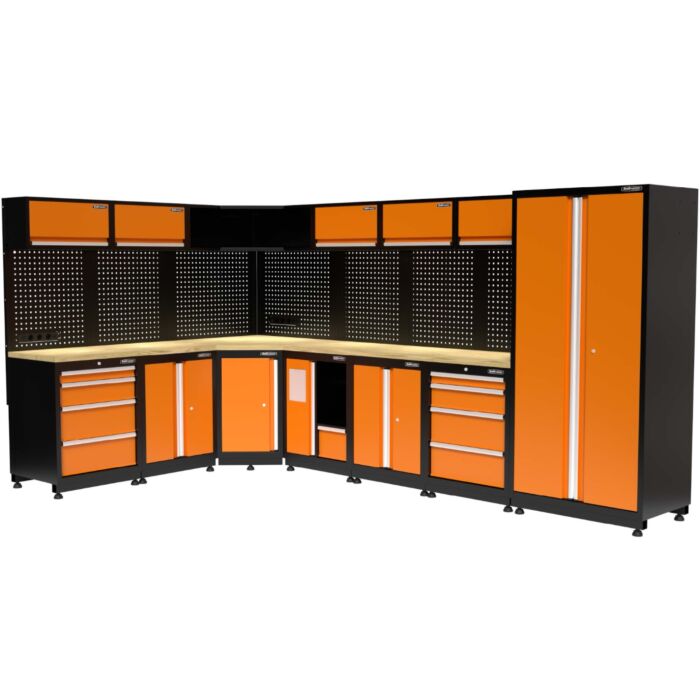 Kraftmeister Premium mobilier d'atelier Edmonton chêne orange