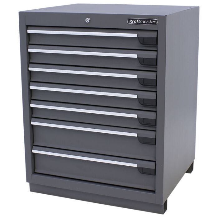 Kraftmeister Premium armoire à outils 7 tiroirs gris