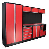 Mobilier d'atelier Indiana Inox rouge - Kraftmeister
