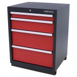 Armoire à outils 4 tiroirs Premium rouge - Kraftmeister