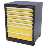Armoire à outils 7 tiroirs Premium jaune - Kraftmeister