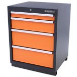Armoire à outils 4 tiroirs Premium orange - Kraftmeister