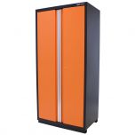 Armoire haute double porte Premium orange - Kraftmeister