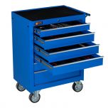 Servante mobile d'atelier remplie 6 tiroirs 209 pièces bleu - George Tools
