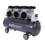 Kraftmeister compresseur silencieux sans huile 100 L