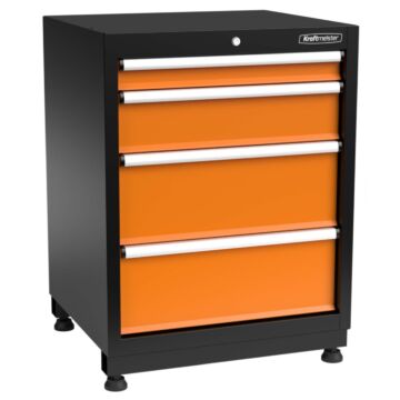 Kraftmeister Premium armoire à outils 4 tiroirs orange