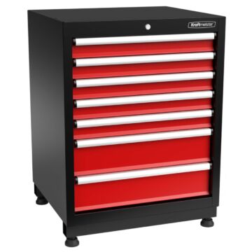 Kraftmeister Premium armoire à outils 7 tiroirs rouge
