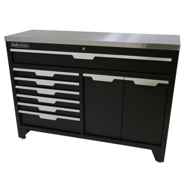 Kraftmeister Standard armoire à outils XL inox noire