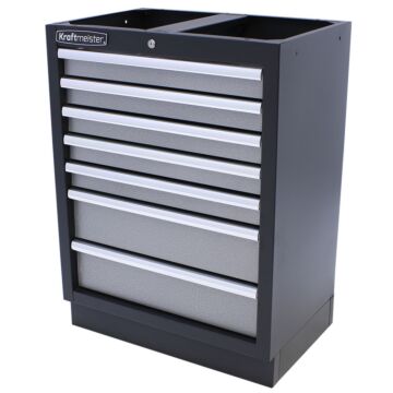 Kraftmeister Standard armoire à outils avec 7 tiroirs gris