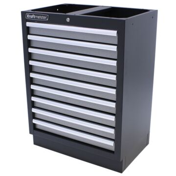 Kraftmeister Standard armoire à outils avec 9 tiroirs gris
