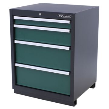 Kraftmeister Premium armoire à outils 4 tiroirs verte