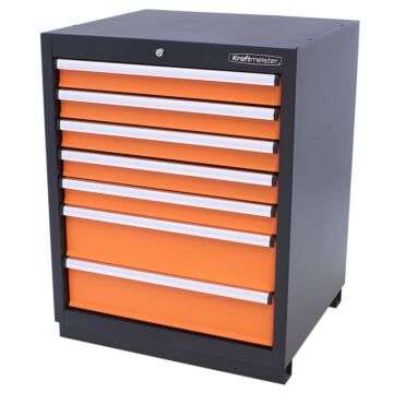 Kraftmeister Premium armoire à outils 7 tiroirs orange